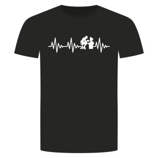Herzschlag Computer T-Shirt