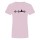 Herzschlag Yoga Damen T-Shirt Rosa 2XL