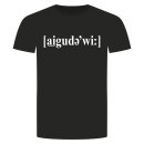 AiGudeWie T-Shirt Schwarz 2XL