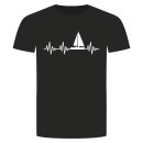 Heartbeat Sailing Boat T-Shirt