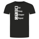 Eat Sleep Chopper Repeat T-Shirt