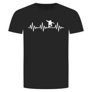 Herzschlag Skateboard T-Shirt