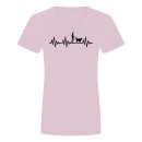 Heartbeat Dog Ladies T-Shirt Rose S