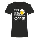 Bier Formte Diesen Wundersch&ouml;nen K&ouml;rper Damen T-Shirt