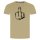 Middlefinger T-Shirt Beige 2XL