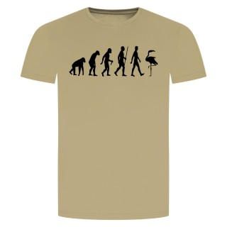 Evolution Flamingo T-Shirt Beige 2XL