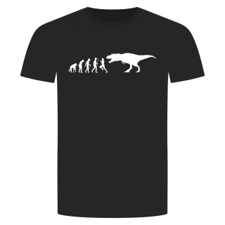 Evolution T Rex T-Shirt Schwarz 4XL