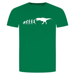 Evolution T Rex T-Shirt Green L