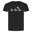 Herzschlag Flamingo T-Shirt