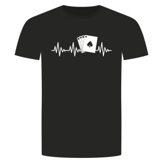Herzschlag Kartenspiel T-Shirt