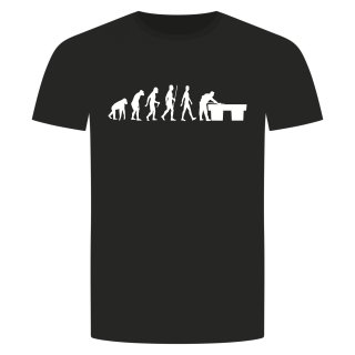 Evolution Billard T-Shirt Schwarz XL