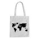 Worldmap Cotton Bag