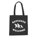 Refugees Welcome Baumwolltasche Willkommen...