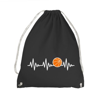 Heartbeat Basketball Gym Sack Black