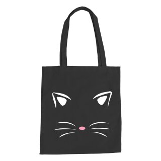 Cat Face Cotton Bag