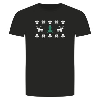 Christmas Pixel Reindeer T-Shirt