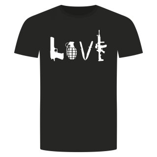 Love Weapons T-Shirt Black S