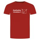 Cat Pss Yourself T-Shirt Red S