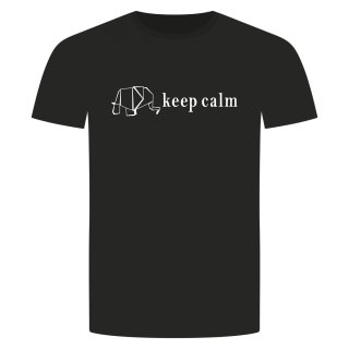 Origami Elefant Keep Calm T-Shirt