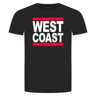 Run West Coast T-Shirt Schwarz S