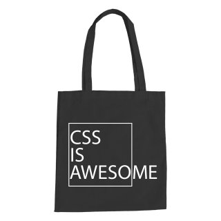 CSS Is Awesome Baumwolltasche