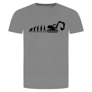 Evolution Bagger T-Shirt Grau Meliert S
