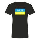 Slava Ukraini Flag Ladies T-Shirt