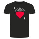 Herz König T-Shirt