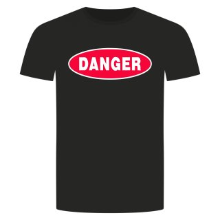 Danger T-Shirt Schwarz S
