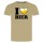 I Love Bier T-Shirt Beige 2XL