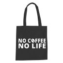 No Coffee No Life Baumwolltasche
