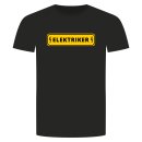 Elektriker T-Shirt Schwarz 2XL