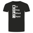 Eat Sleep Billard Repeat T-Shirt