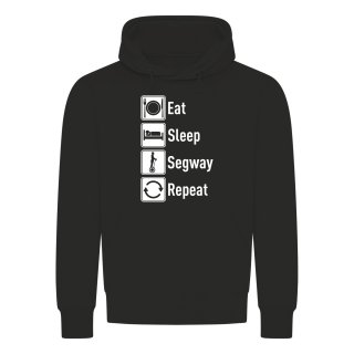Eat Sleep Segway Repeat Kapuzenpullover