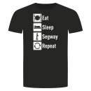 Eat Sleep Segway Repeat T-Shirt