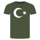 Turkey T-Shirt Military Green S