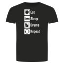 Eat Sleep Drums Repeat T-Shirt