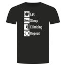 Eat Sleep Climbing Repeat T-Shirt