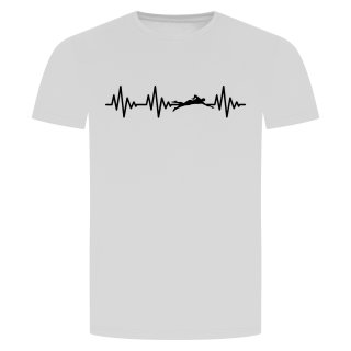 Heartbeat Swimming T-Shirt White M