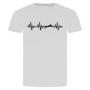 Herzschlag Schwimmen T-Shirt Weiss M
