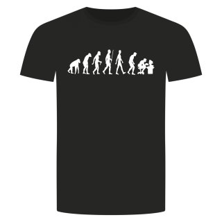 Evolution Computer T-Shirt Schwarz S